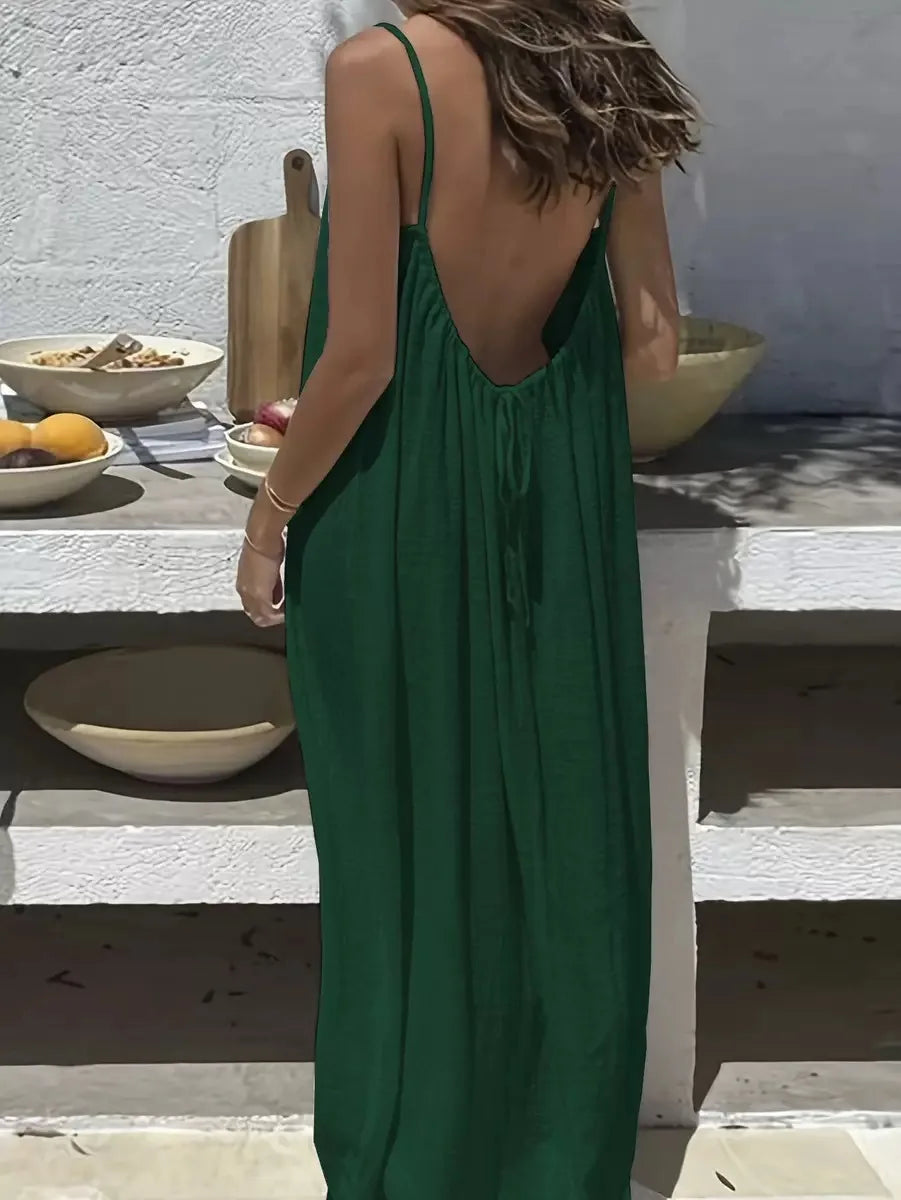 Marina | Loose Spaghetti-Strap Summer Dress