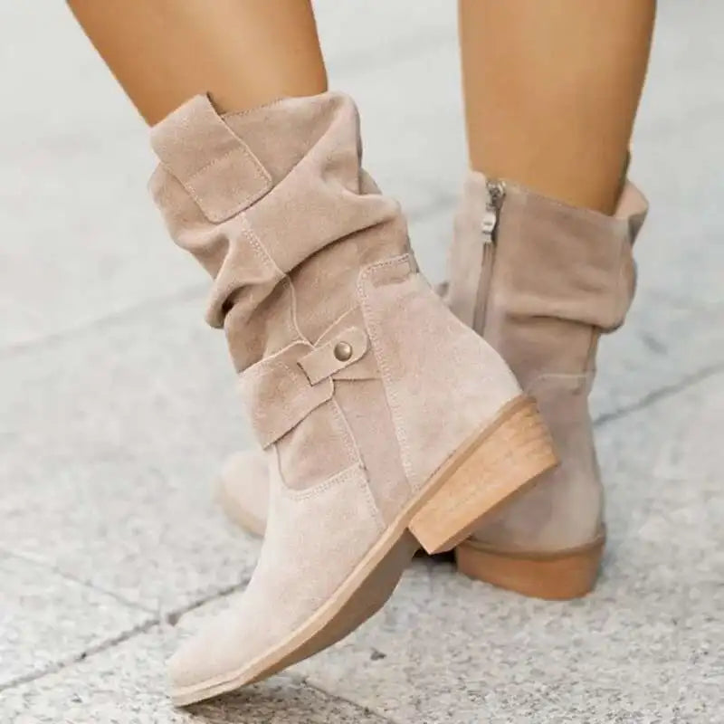 Harper Western Ankle Boots