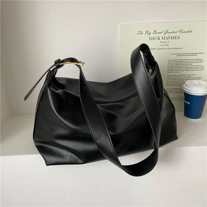 Margot Slouchy Leather Boston Bag