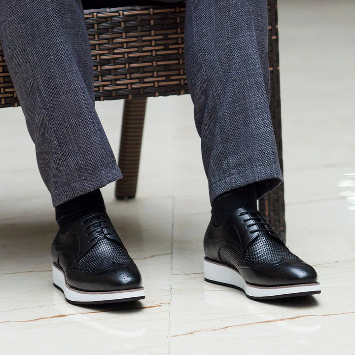 SEBASTIAN LEATHER WINGTIP BROGUES
