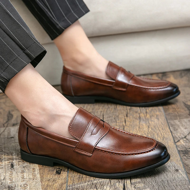 Men's Classic Leather Loafers