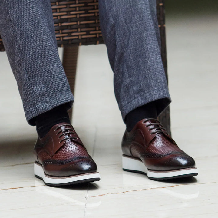 SEBASTIAN LEATHER WINGTIP BROGUES