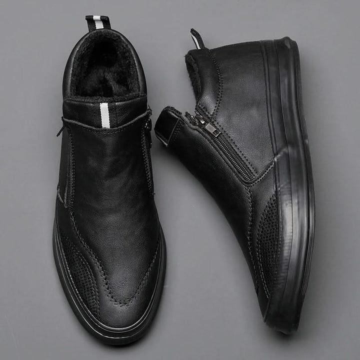 BROOKS LEATHER SNEAKERS