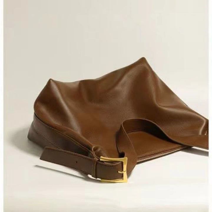 Margot Slouchy Leather Boston Bag