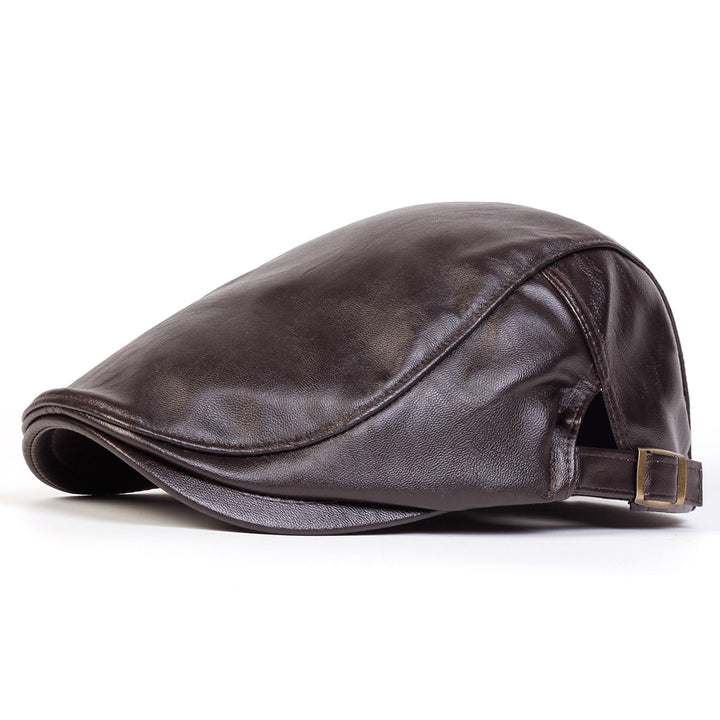 Leather-Look Driver Cap