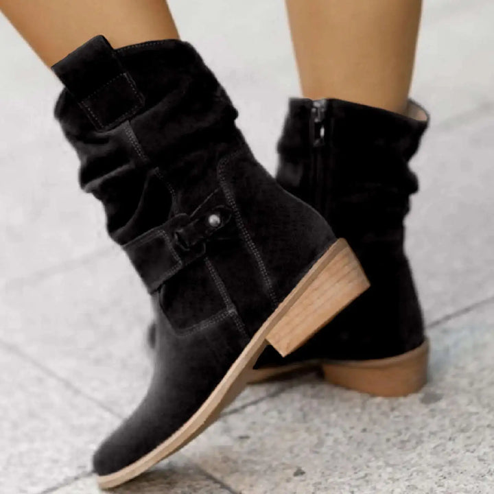 Harper Western Ankle Boots
