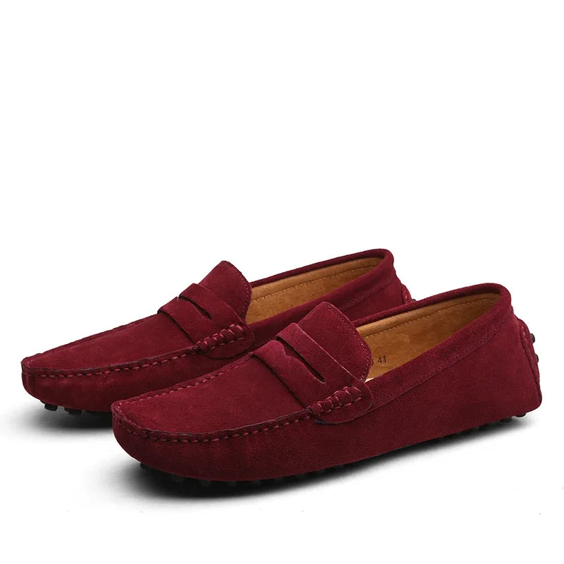 Lucca Suede Penny Loafers