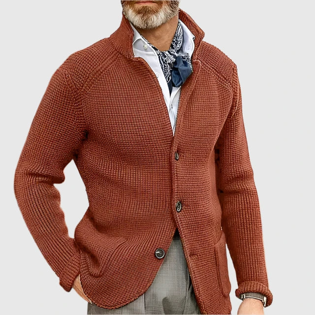 Mauricio Blazer-Inspired Knit Cardigan