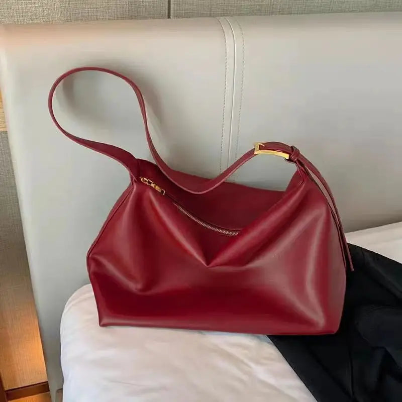Margot Slouchy Leather Boston Bag