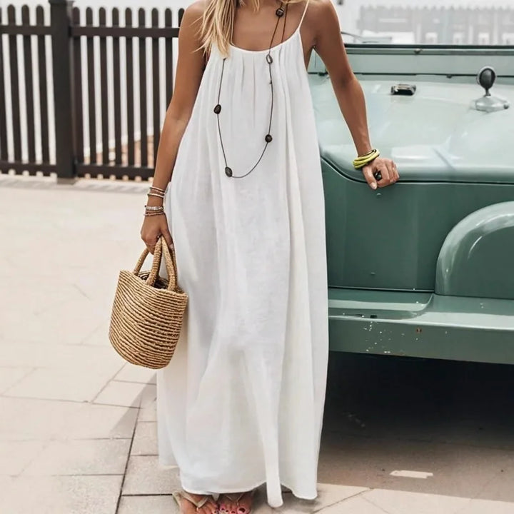 Marina | Loose Spaghetti-Strap Summer Dress