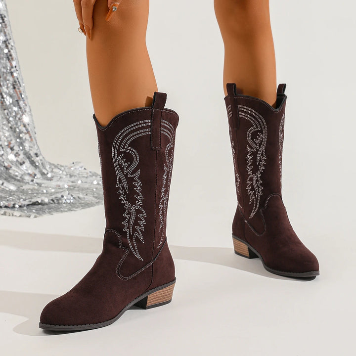 Georgia Pointed-Toe Western Cowboy Boots