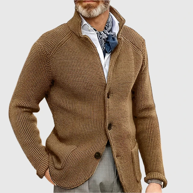 Mauricio Blazer-Inspired Knit Cardigan