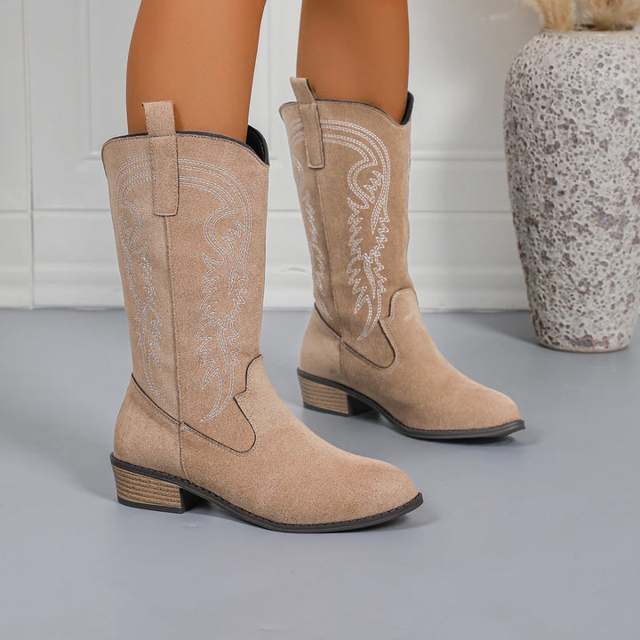 Georgia Pointed-Toe Western Cowboy Boots