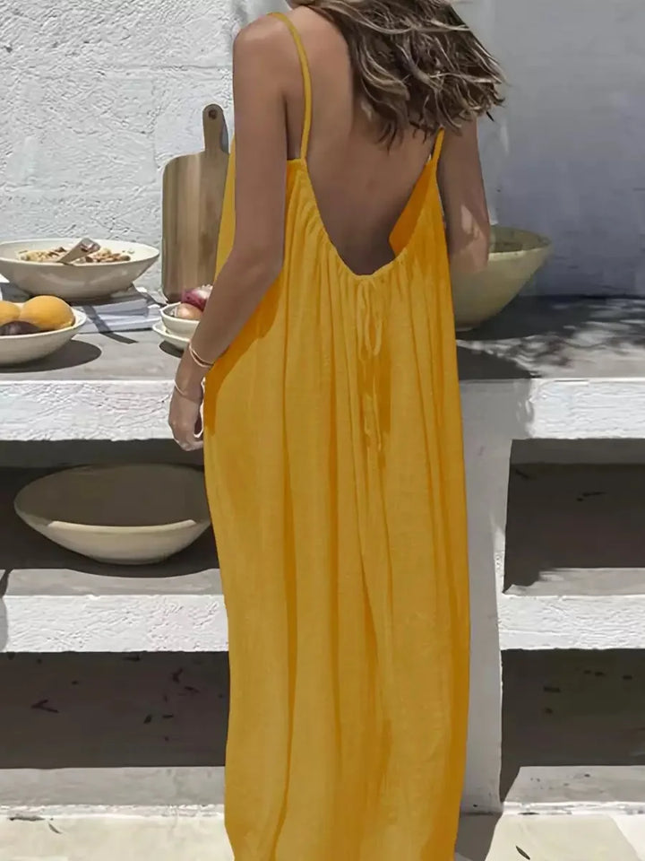 Marina | Loose Spaghetti-Strap Summer Dress