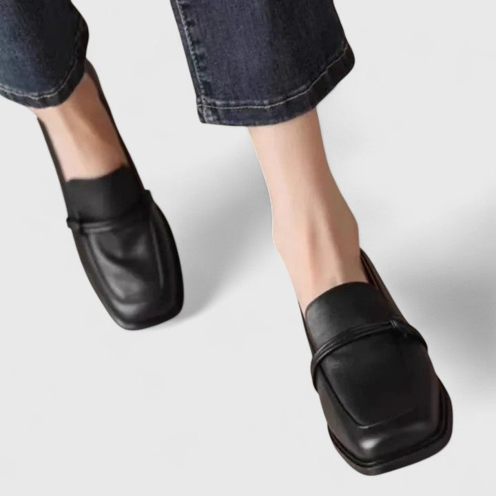 Retro Square-Toe Loafer by Roseworth London