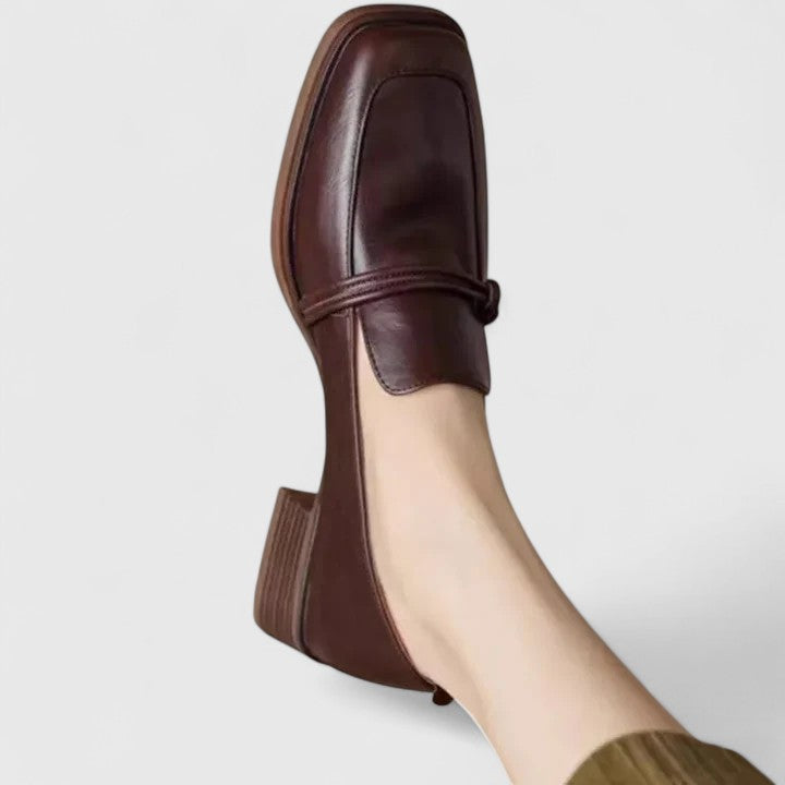 Retro Square-Toe Loafer by Roseworth London