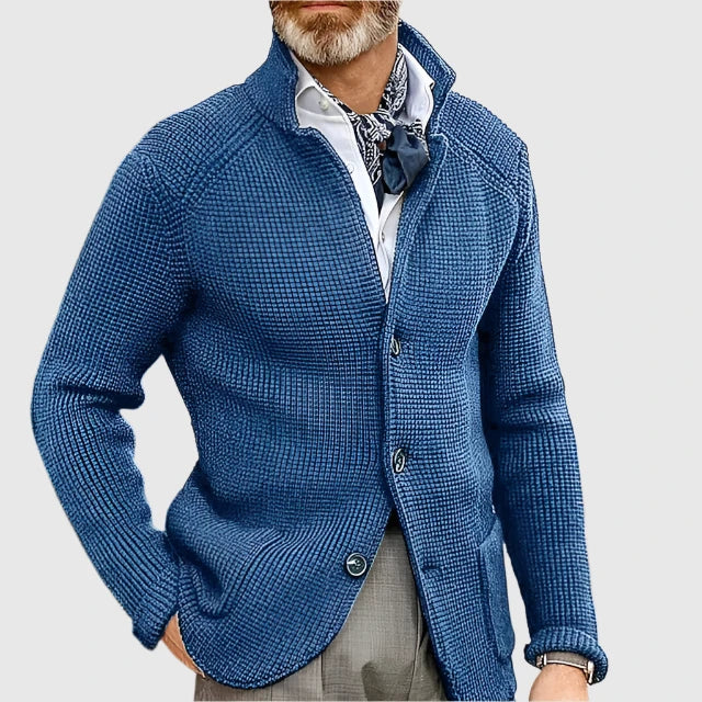 Mauricio Blazer-Inspired Knit Cardigan