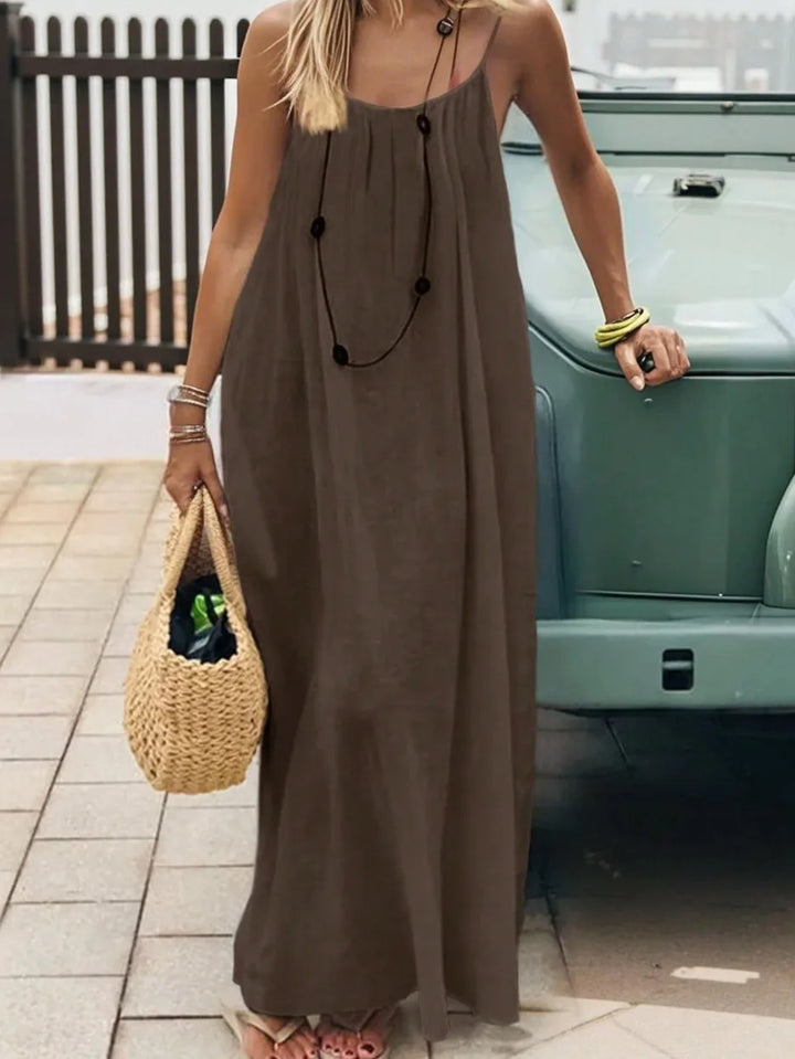 Marina | Loose Spaghetti-Strap Summer Dress