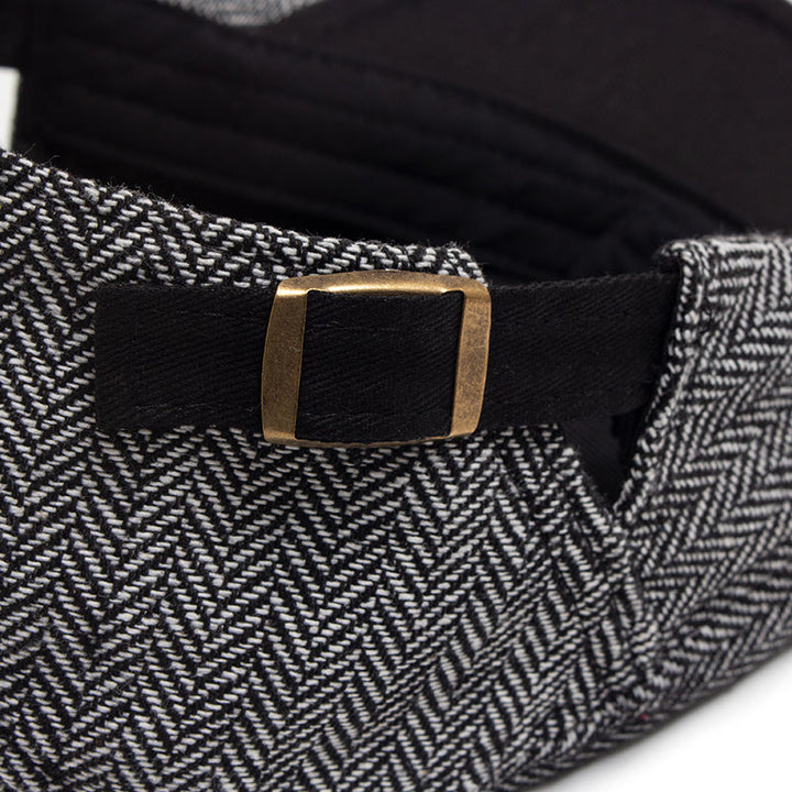 Herringbone Wool Driver Cap