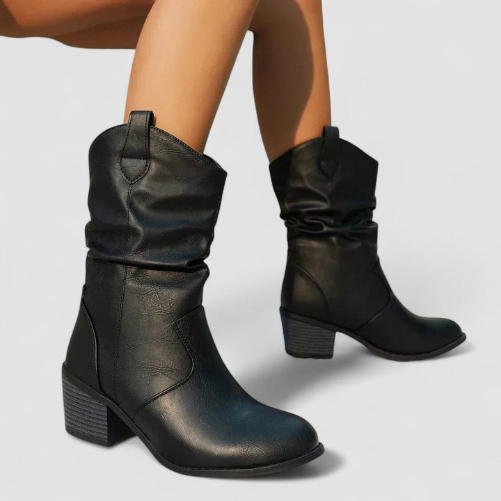 VIVIAN ORTHOPAEDIC LEATHER BOOTS
