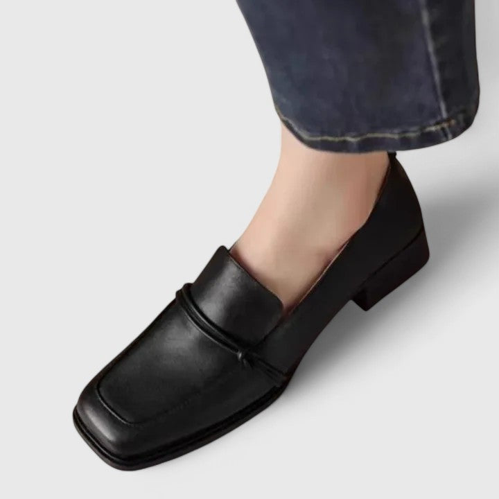 Retro Square-Toe Loafer by Roseworth London