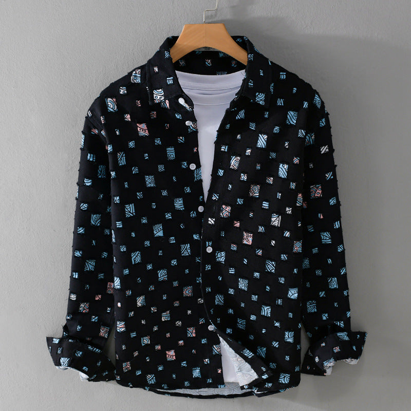 Lipari Mosaic Denim Shirt