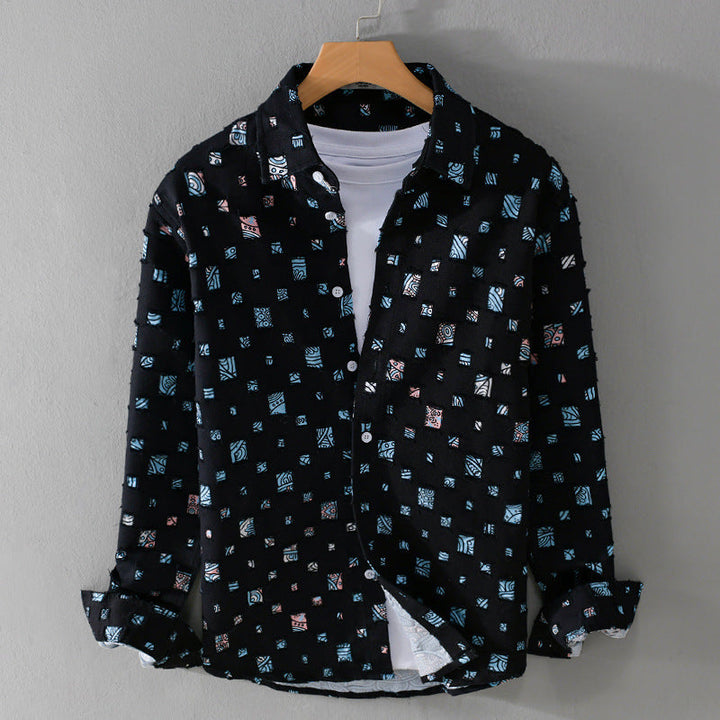 Lipari Mosaic Denim Shirt