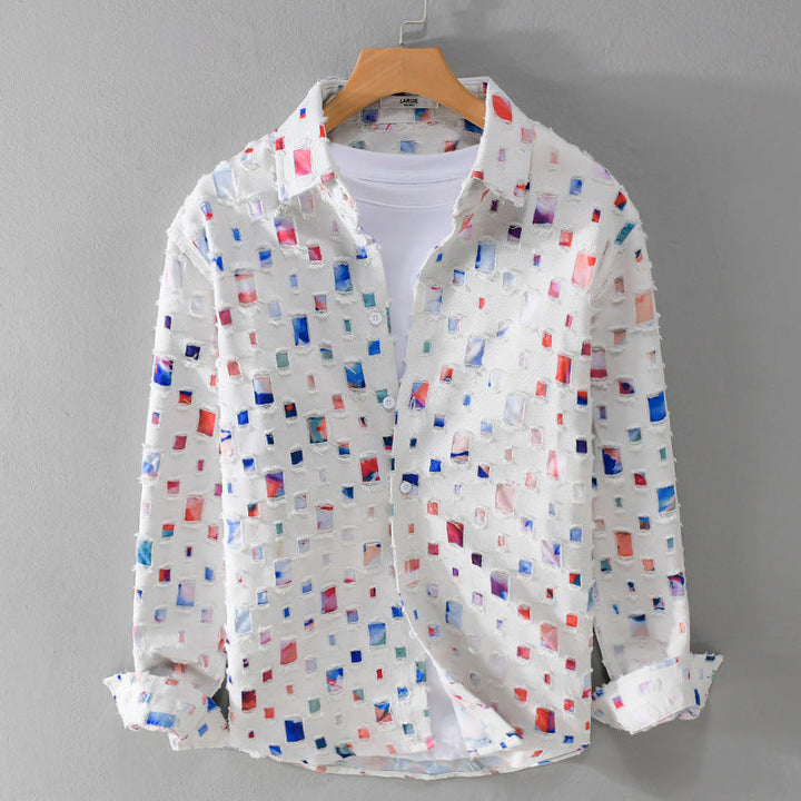 Lipari Mosaic Denim Shirt