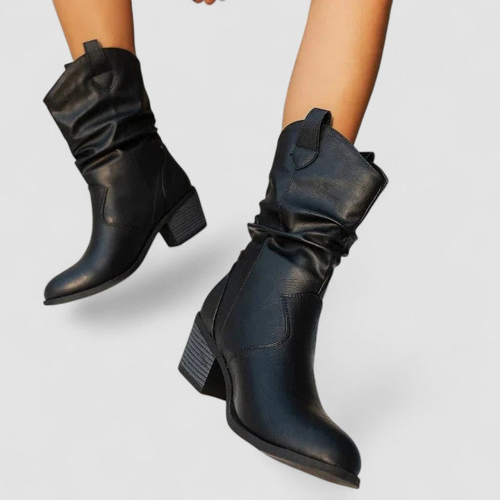 VIVIAN ORTHOPAEDIC LEATHER BOOTS