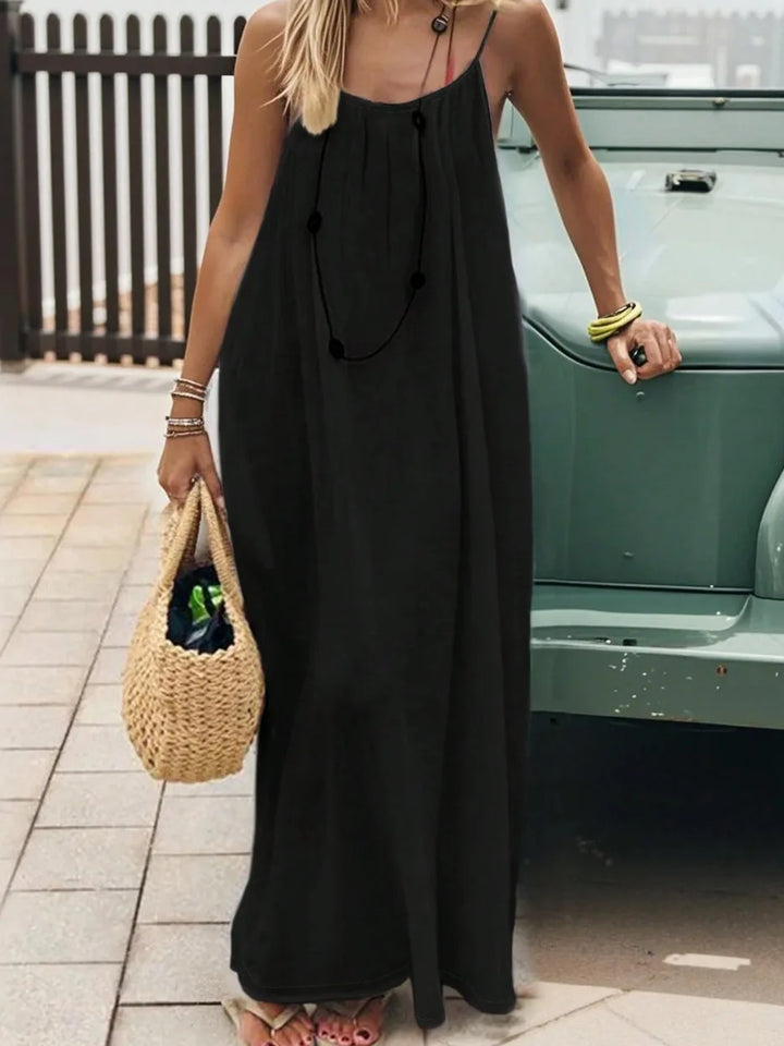 Marina | Loose Spaghetti-Strap Summer Dress