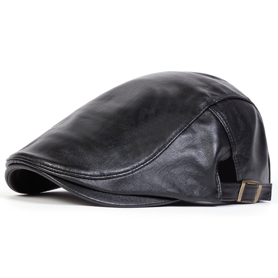 Leather-Look Driver Cap