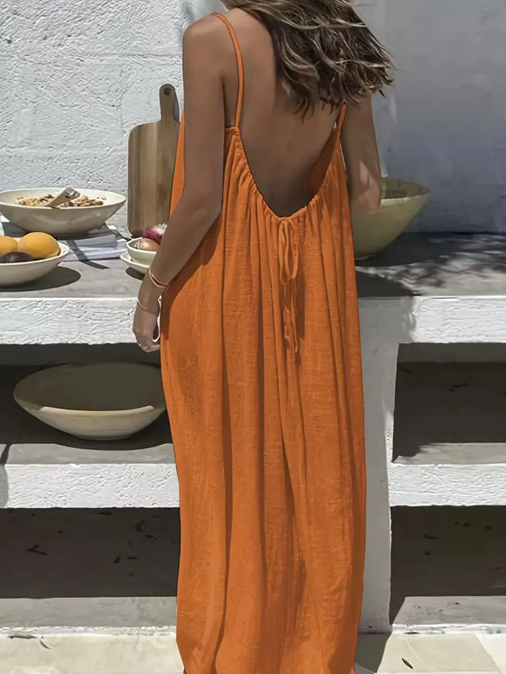 Marina | Loose Spaghetti-Strap Summer Dress