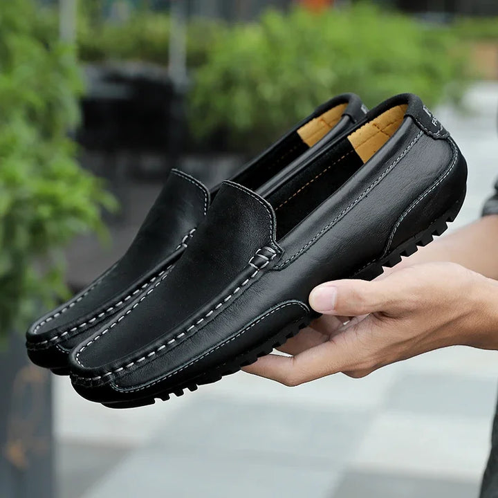 Matteo Leather Driving Loafers