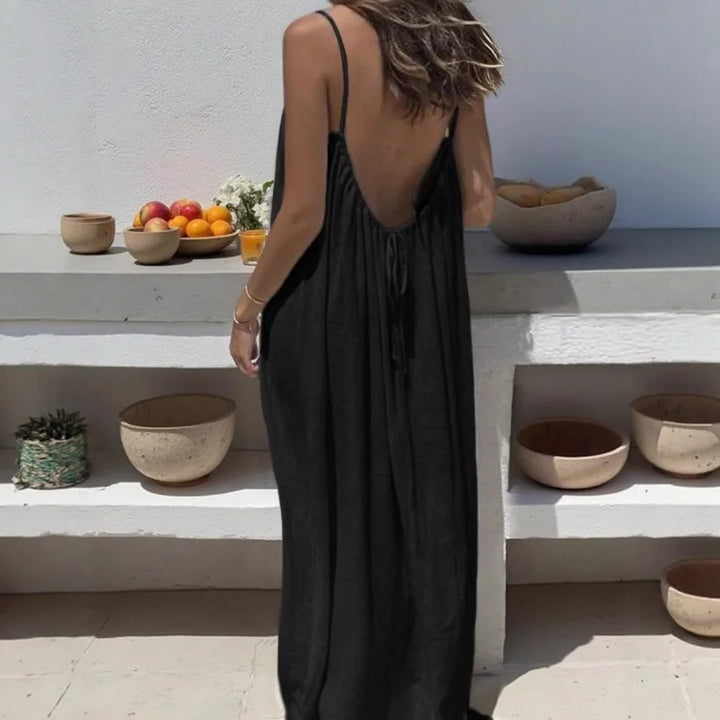 Marina | Loose Spaghetti-Strap Summer Dress