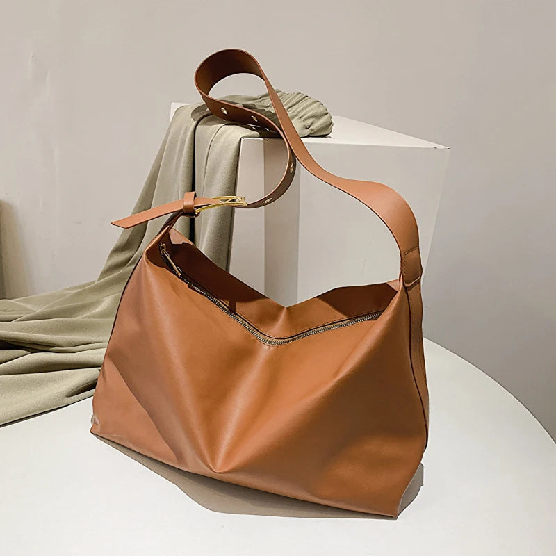 Margot Slouchy Leather Boston Bag