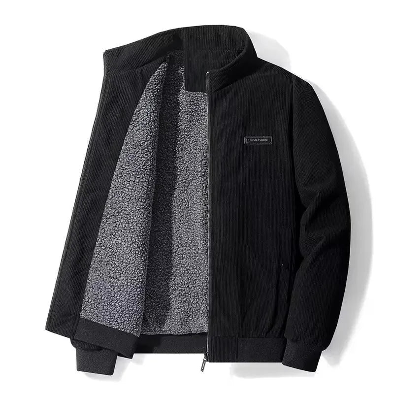 Mateo Sherpa-Lined Corduroy Jacket