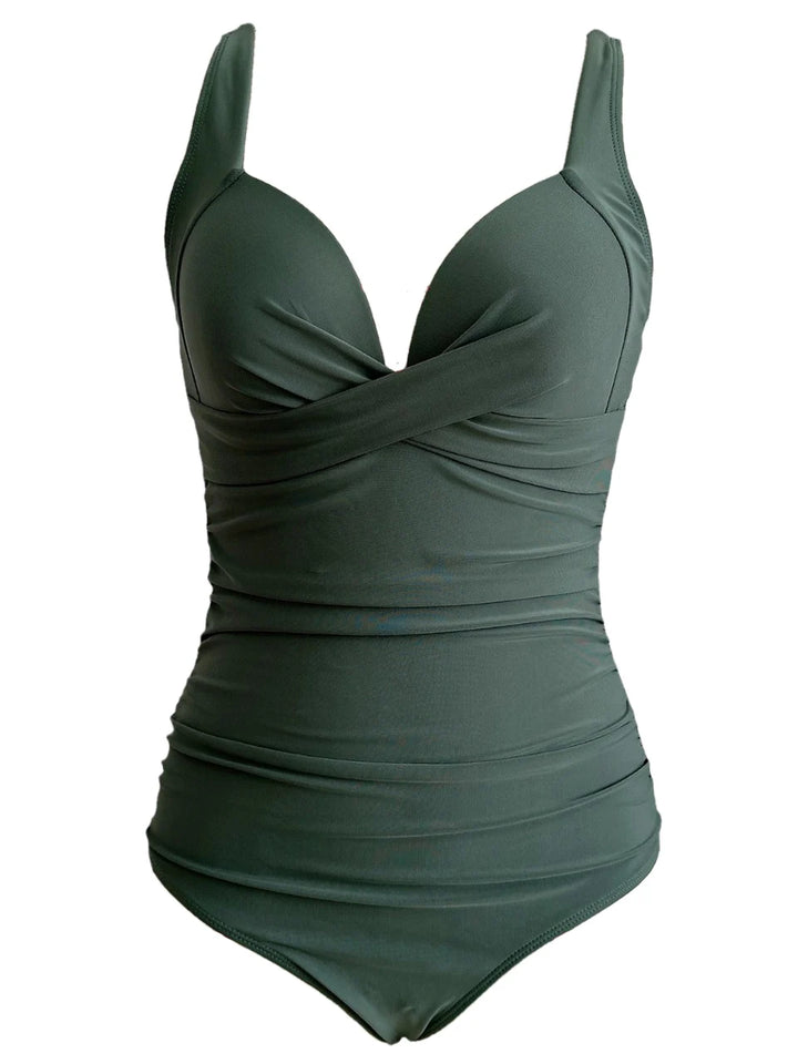 Marina | Ruched Halter Swimsuit