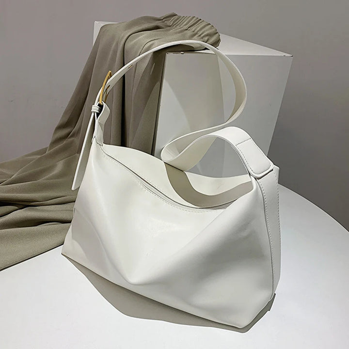 Margot Slouchy Leather Boston Bag