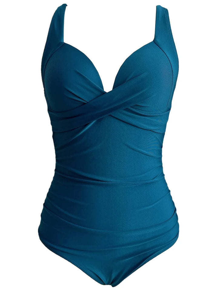 Marina | Ruched Halter Swimsuit
