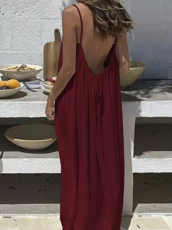 Marina | Loose Spaghetti-Strap Summer Dress