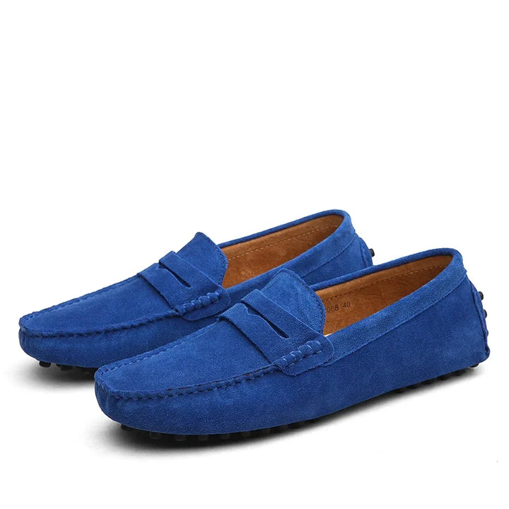 Lucca Suede Penny Loafers