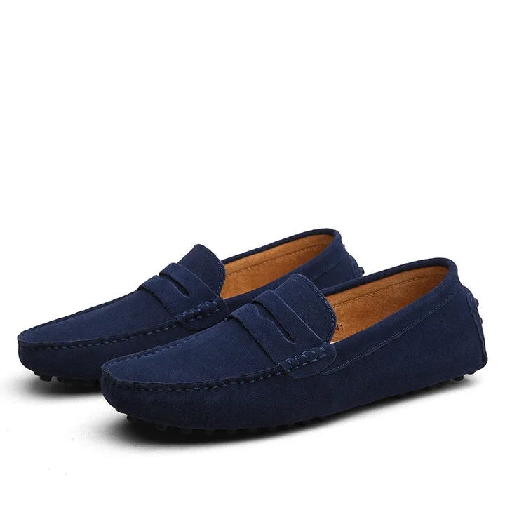 Lucca Suede Penny Loafers