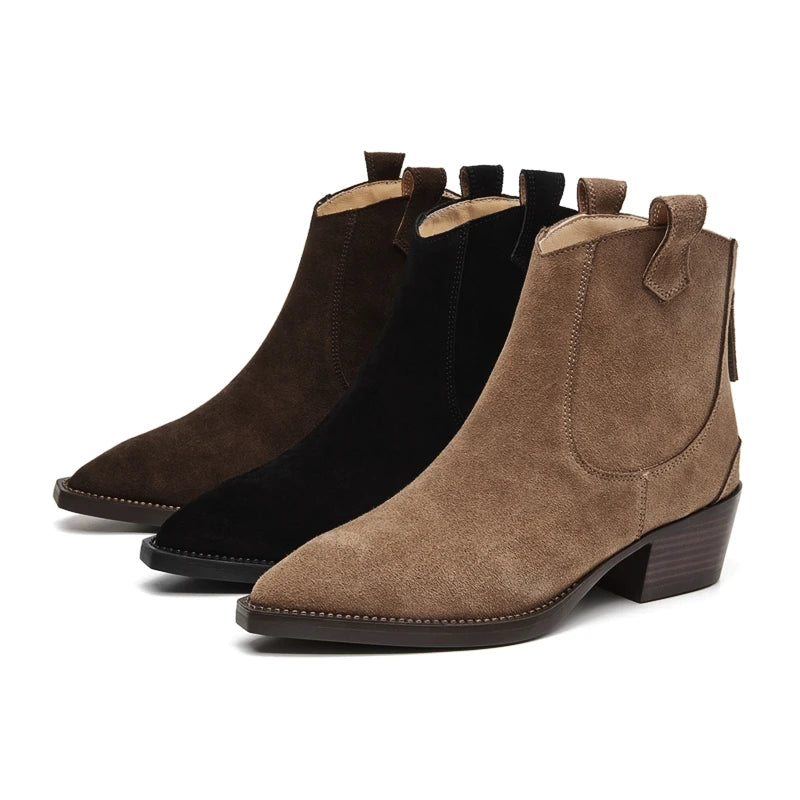 Sienna | Elegant Western Ankle Boots