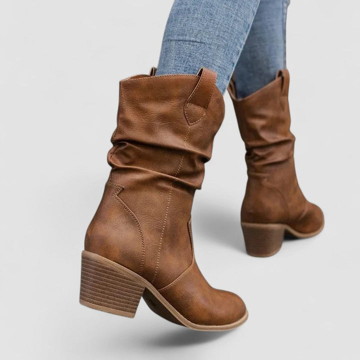 VIVIAN ORTHOPAEDIC LEATHER BOOTS