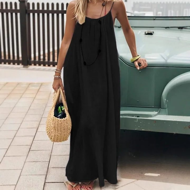 Marina | Loose Spaghetti-Strap Summer Dress