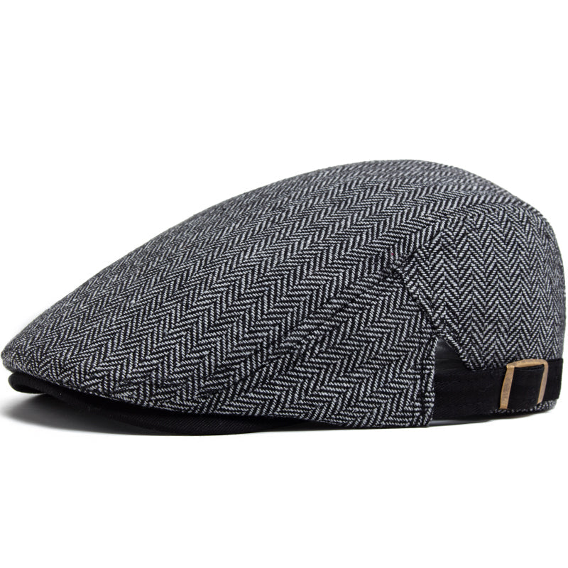 Herringbone Wool Driver Cap