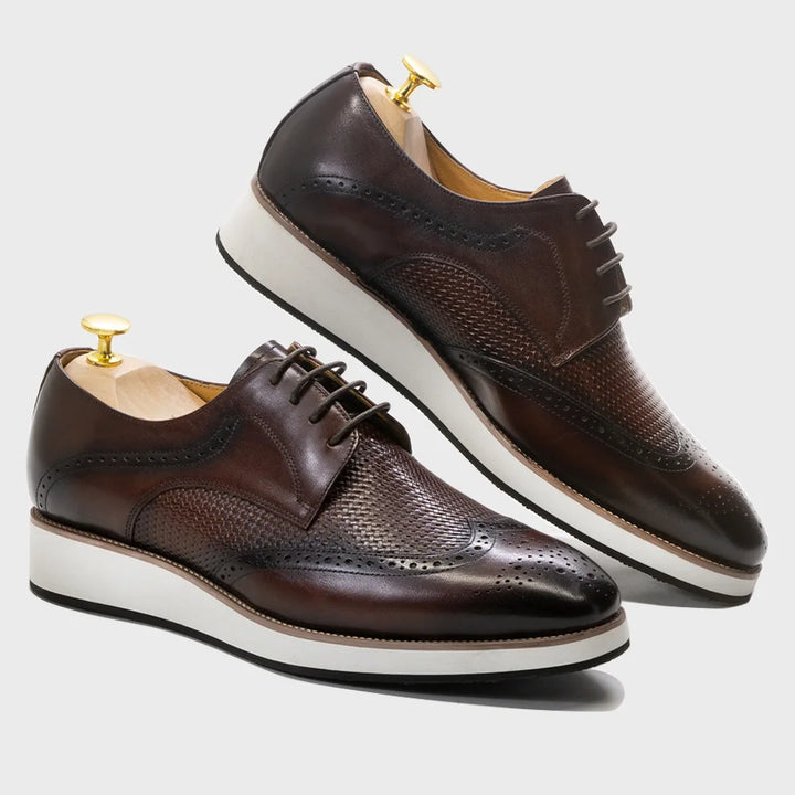 SEBASTIAN LEATHER WINGTIP BROGUES