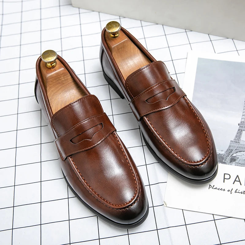 Men's Classic Leather Loafers