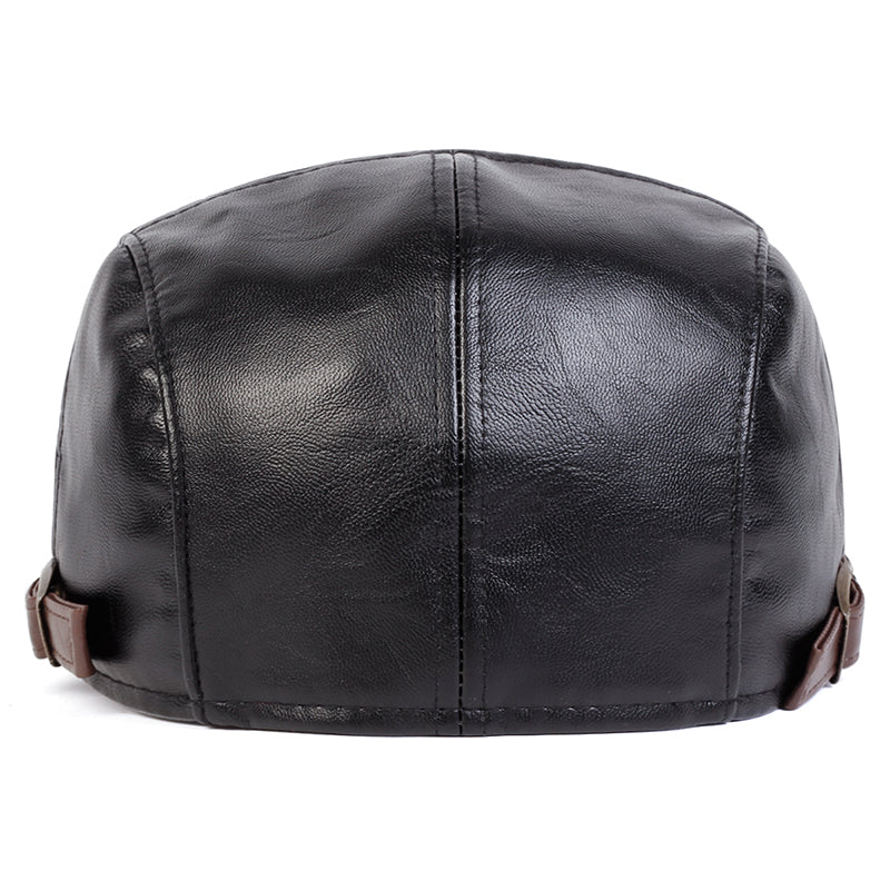 Leather-Look Driver Cap