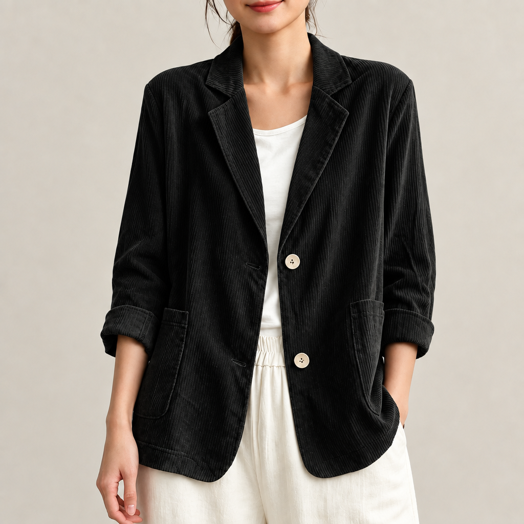 Lena Relaxed Corduroy Blazer
